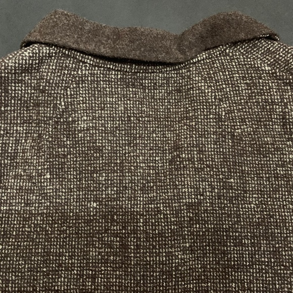 Pendleton Wool Button-Front Coat Speckled Brown - Picture 4 of 5